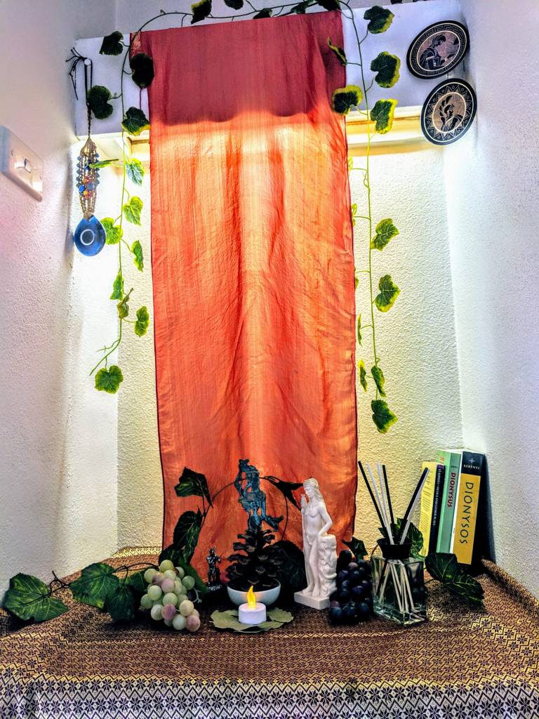 Older Dionysos shrine when I was in temporary accommodation. 